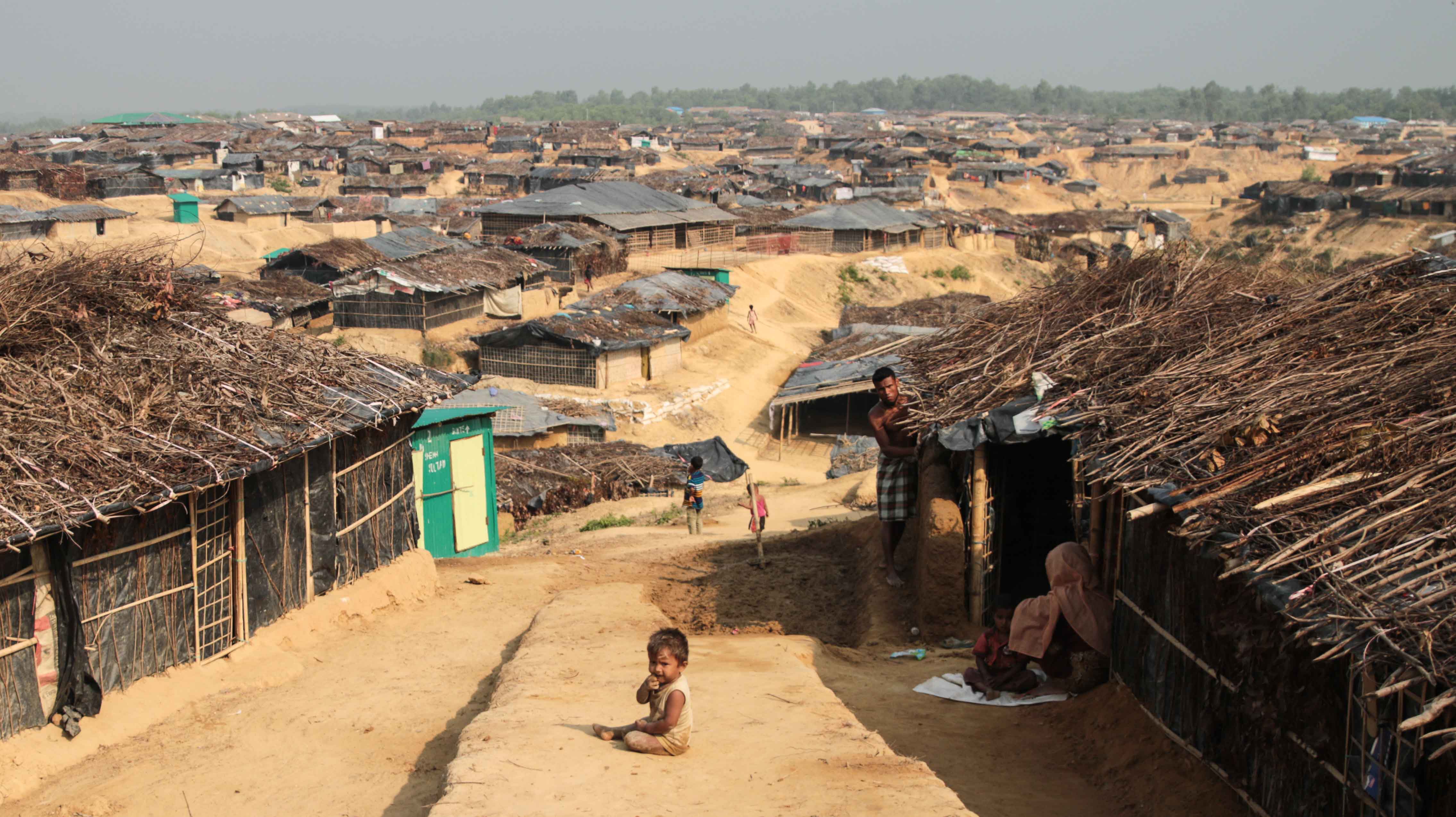 Campo per rifugiati di Kutupalong in Bangladesh